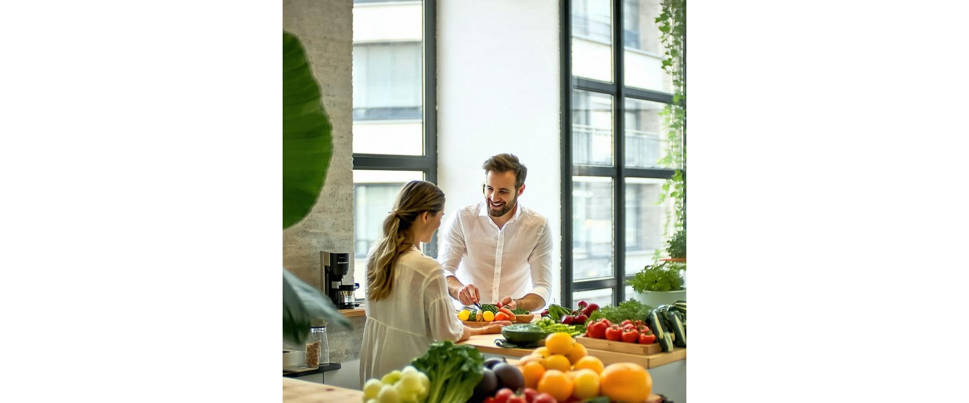 Conseillère nutrition guidant une cliente dans un bureau lumineux à Lyon